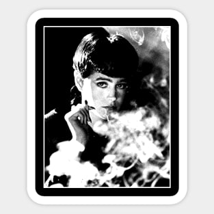 Rachel smoke - Blade Runner Sticker